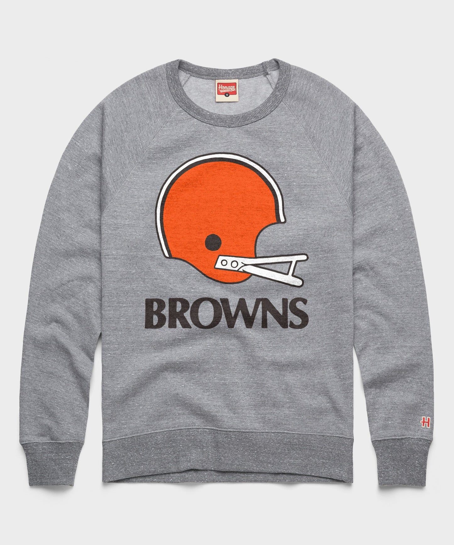 Cleveland Browns Big Helmet Crewneck