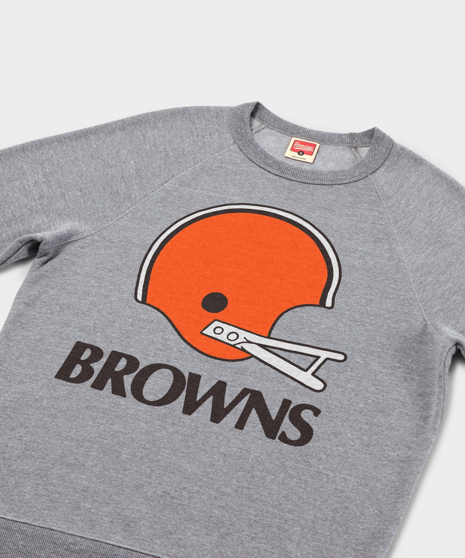 Cleveland Browns Big Helmet Crewneck
