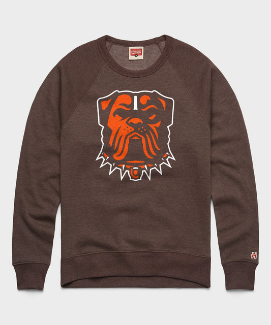 Cleveland Browns Dog Logo Crewneck