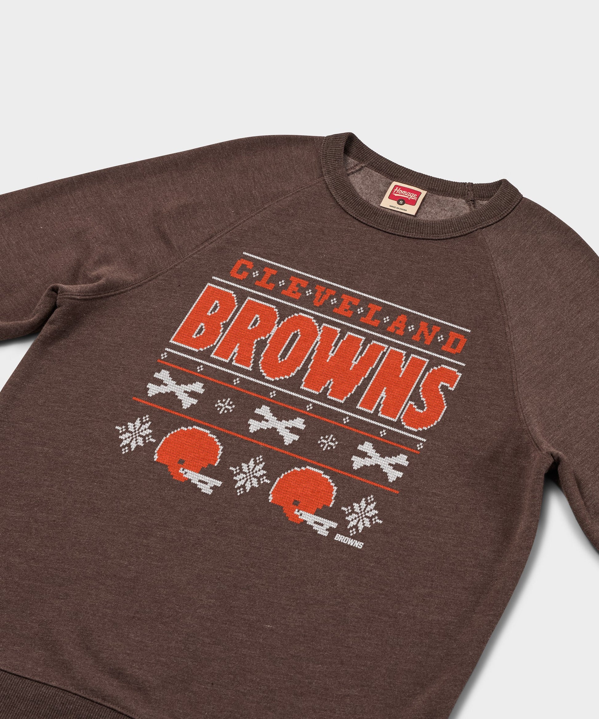 Cleveland Browns Holiday Crewneck