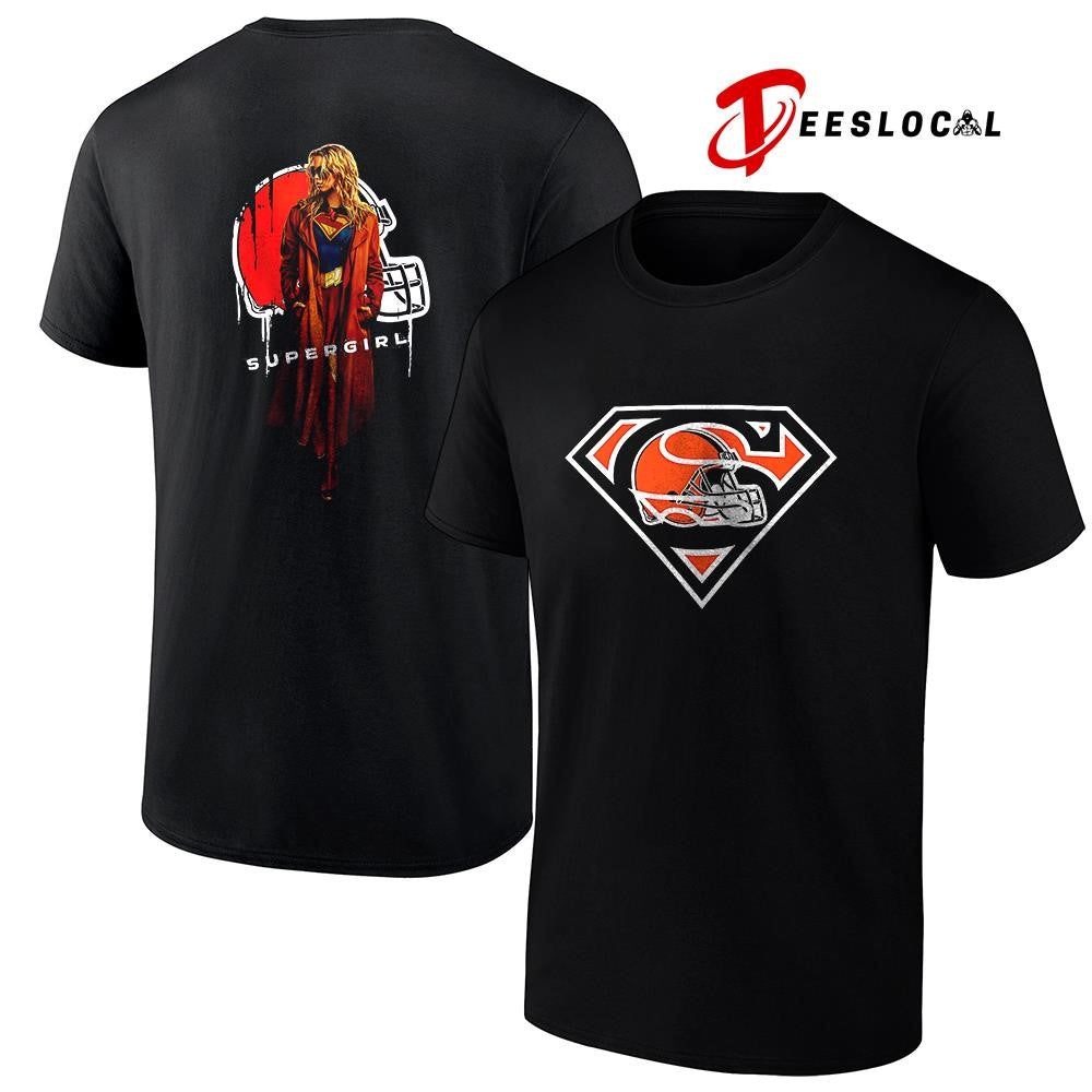 Cleveland Browns x Supergirl graphic shirt