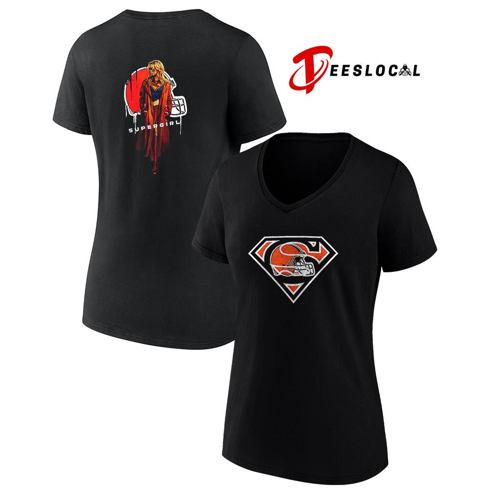 Cleveland Browns x Supergirl graphic shirt