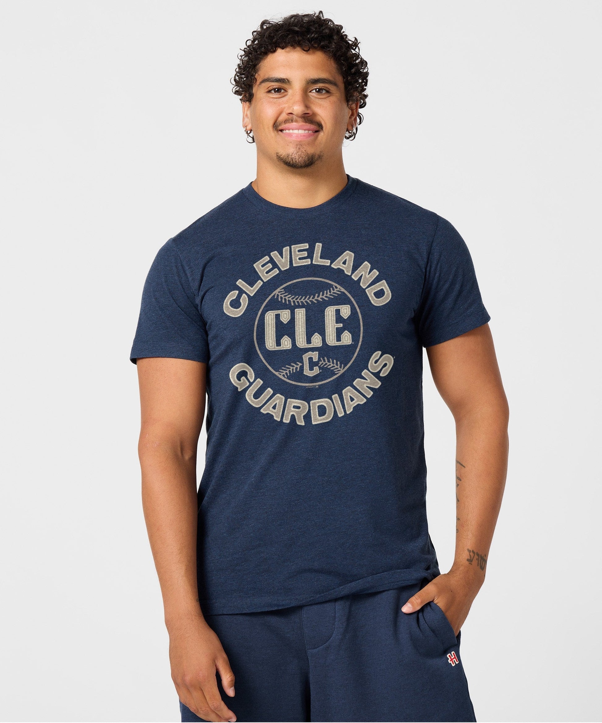 Cleveland Guardians Double Arch Baseball City Connect Jersey Logo '24