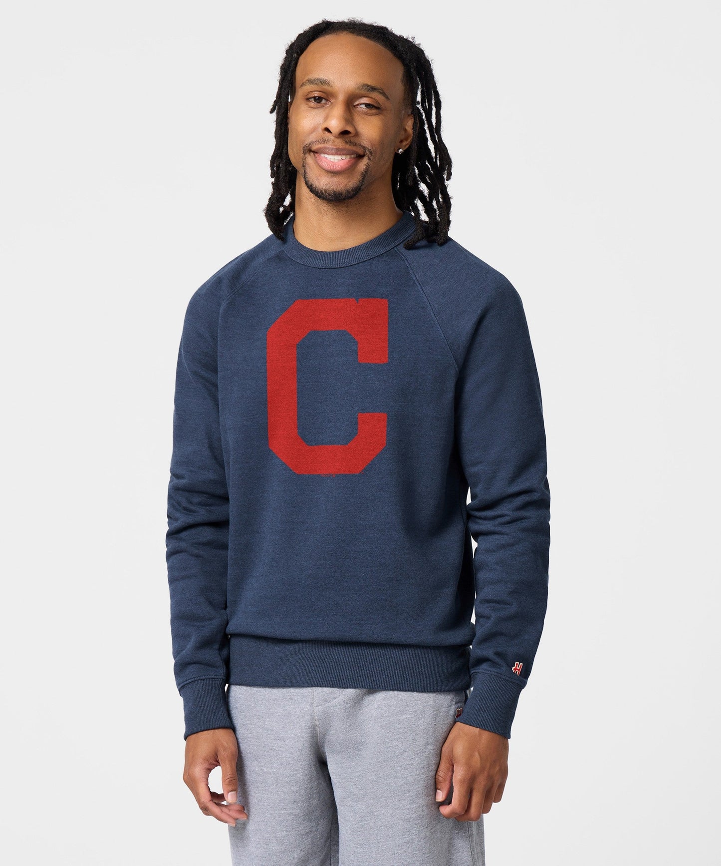 Cleveland Indians Cap Logo '08 Crewneck