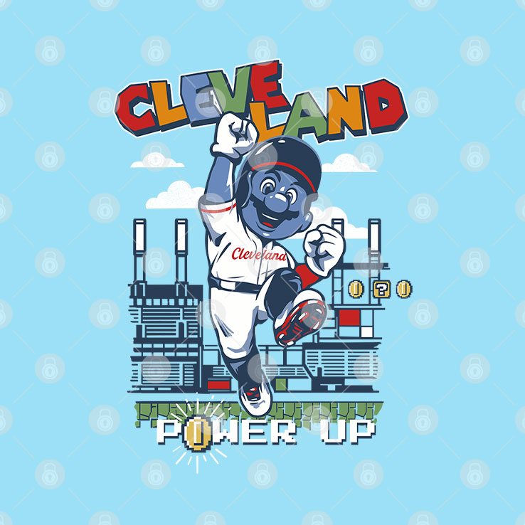 Cleveland Power Up T Shirt
