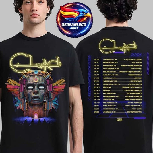 Clutch Suffer No Evil Tour 2026 Merch With Dates Back Two Sided Shirt