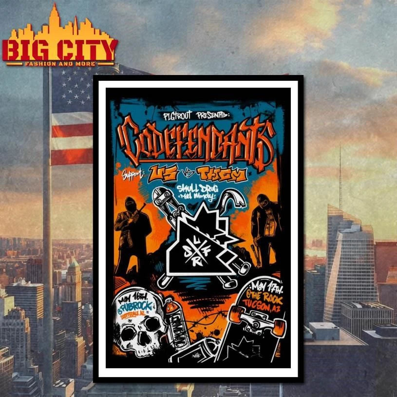 Codefendants Arizona Shows May 16-17 2026 Poster Shirt