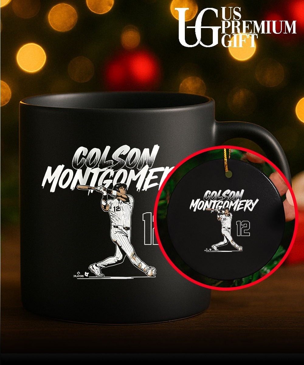 Colson Montgomery 12 Chicago White Sox baseball slugger swing number shirt