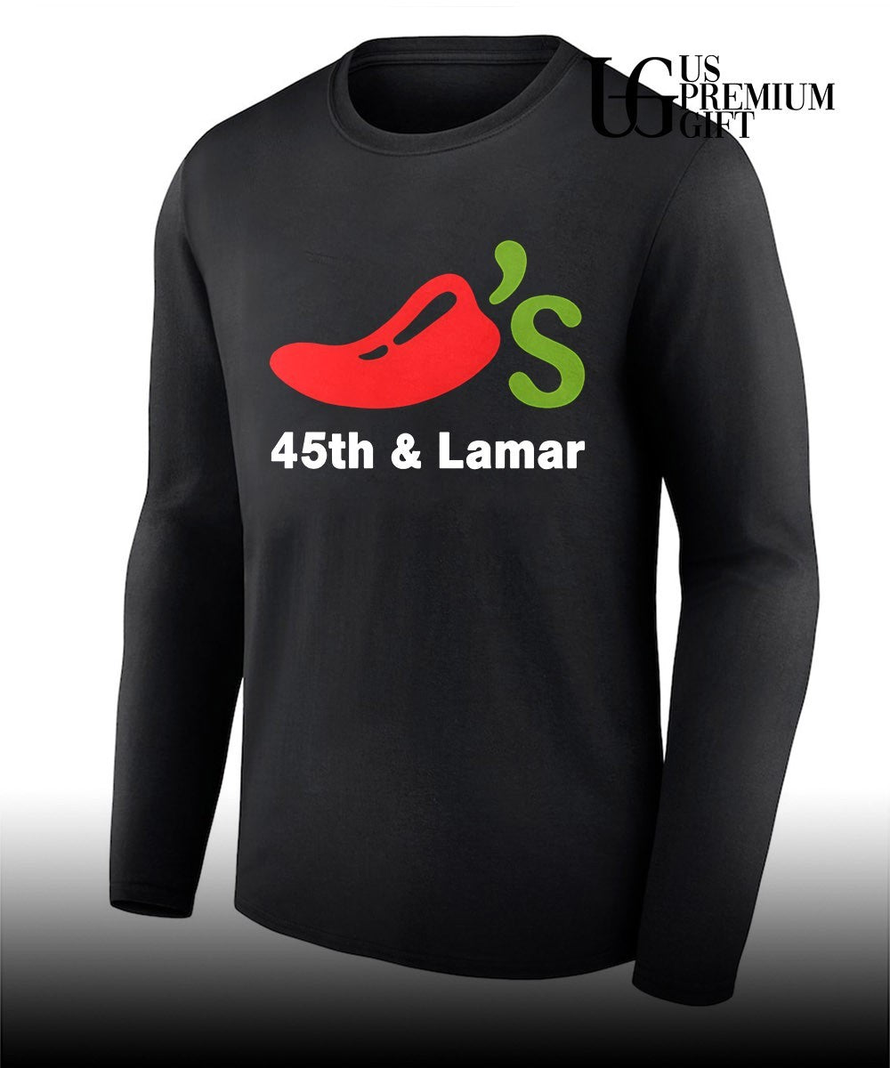 Comedian shane gillis austin chilis 45th and Lamar shirt