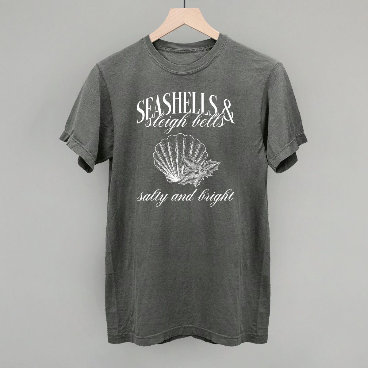 Seashells & Sleigh Bells (White) - clothing by TeeHivey.com (Image 4)