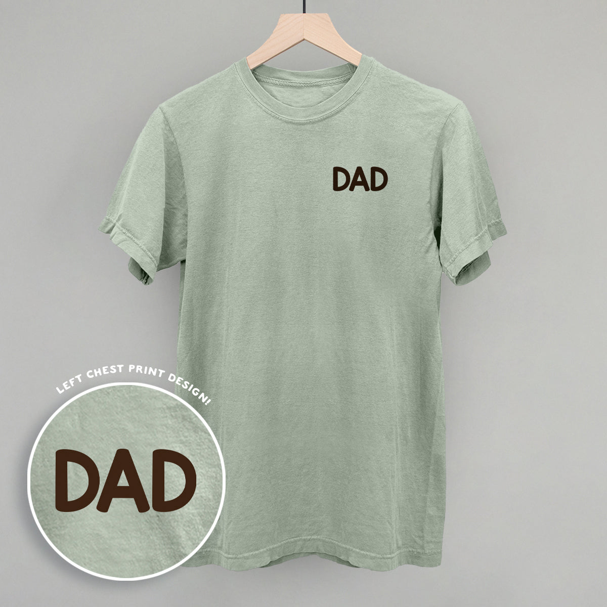 Dad (Brown) (Left Chest) - clothing by TeeHivey.com (Image 3)
