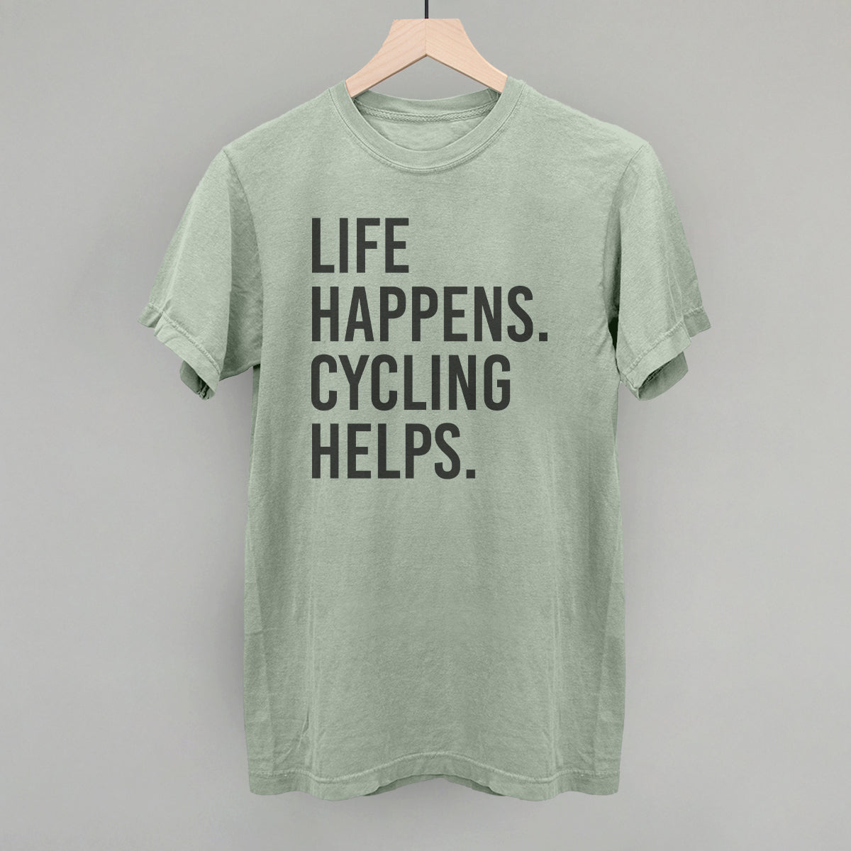 Life Happens Cycling Helps - clothing by TeeHivey.com (Image 4)