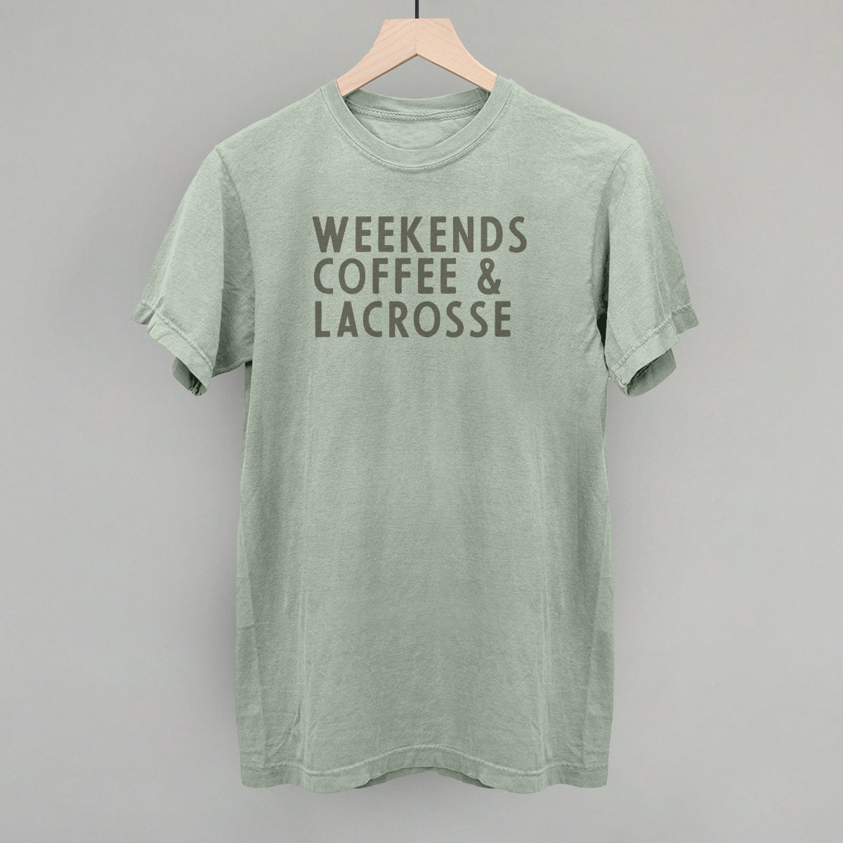 Weekends Coffee & Lacrosse - clothing by TeeHivey.com (Image 3)