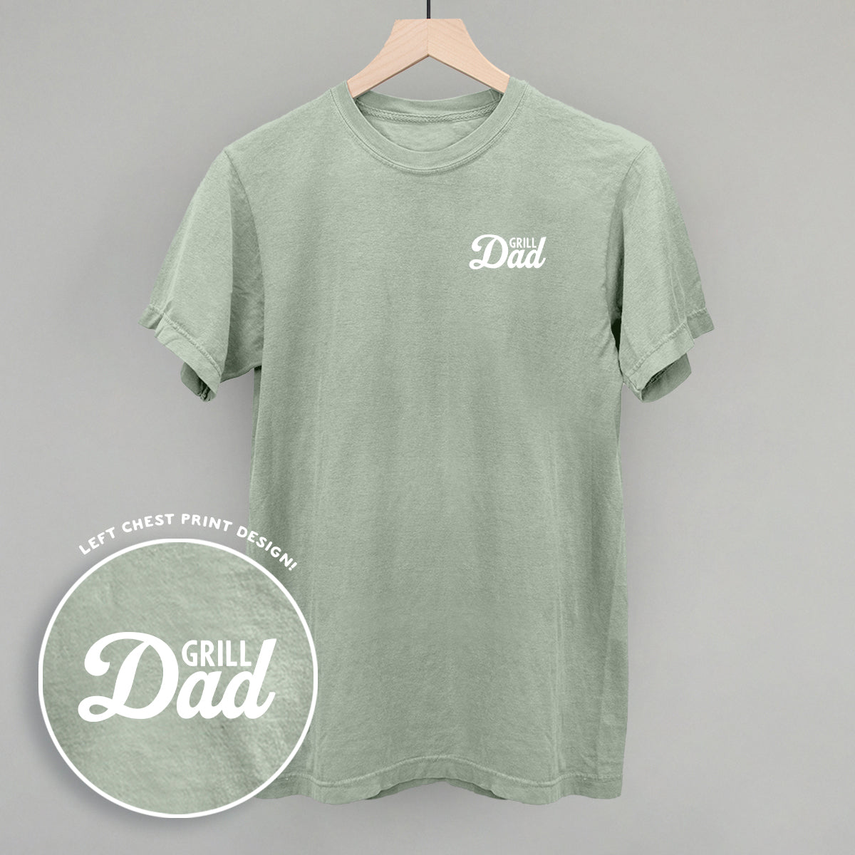 Grill Dad (White) (Left Chest) - clothing by TeeHivey.com (Image 5)