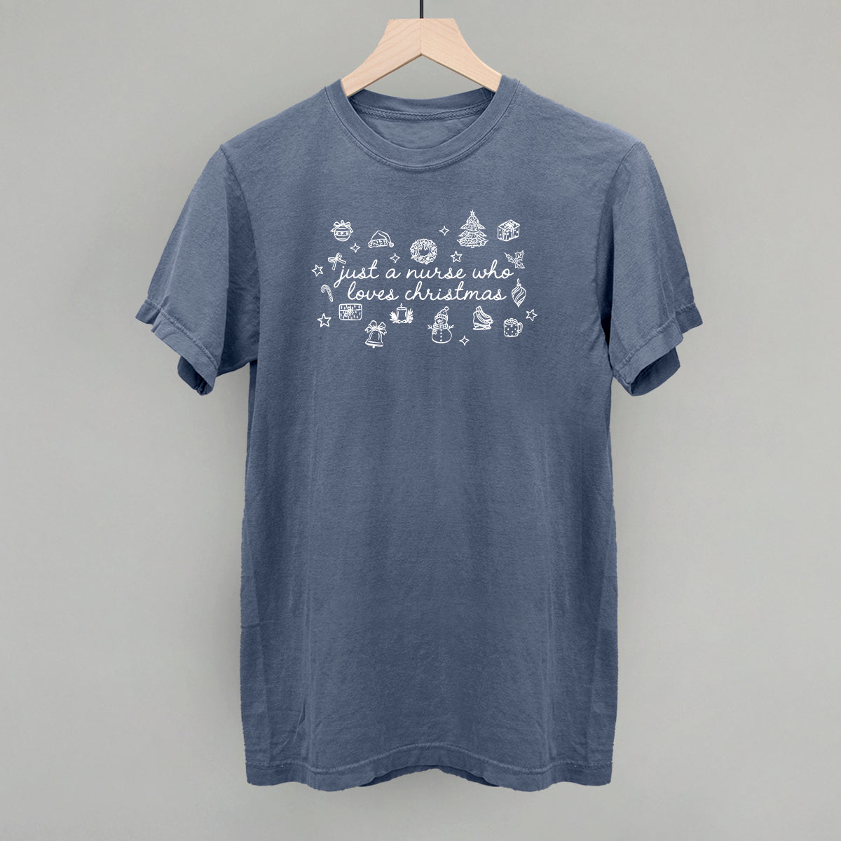 Just A Nurse Who Loves Christmas - clothing by TeeHivey.com (Image 4)