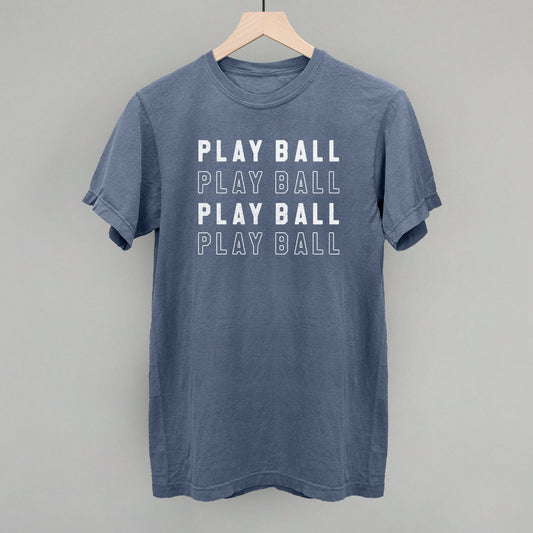 Play Ball Repeated - clothing by TeeHivey.com (Image 1)