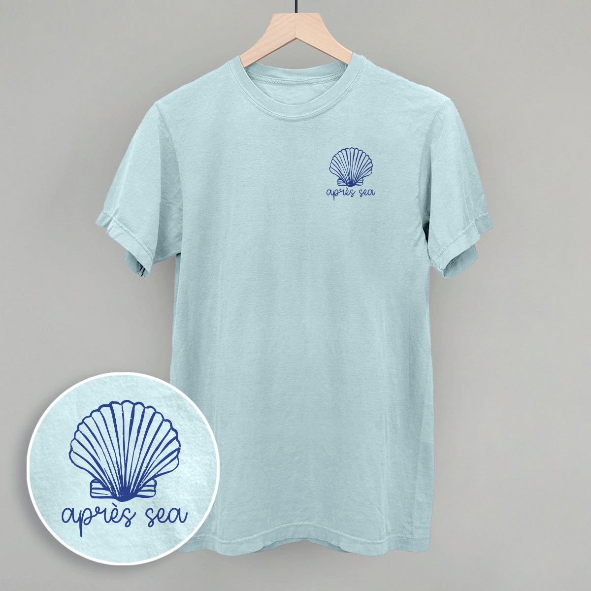 Apres Sea (Left Chest) - clothing by TeeHivey.com (Image 1)