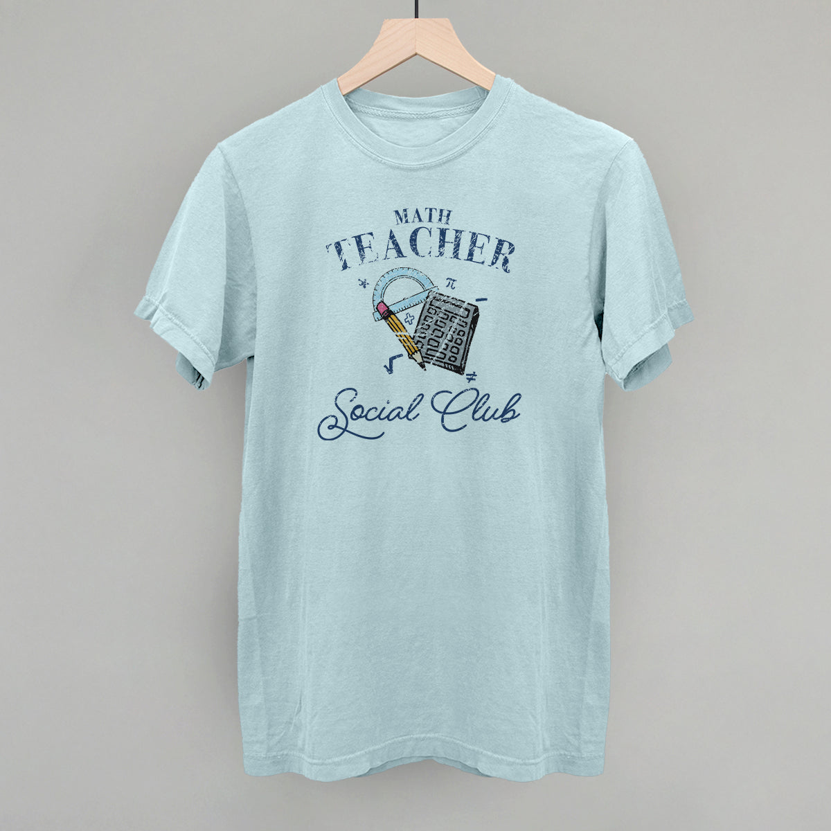Math Teacher Social Club - clothing by TeeHivey.com (Image 1)