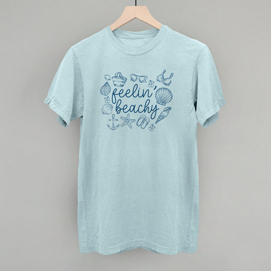 Feelin' Beachy (Blue) - clothing by TeeHivey.com (Image 1)