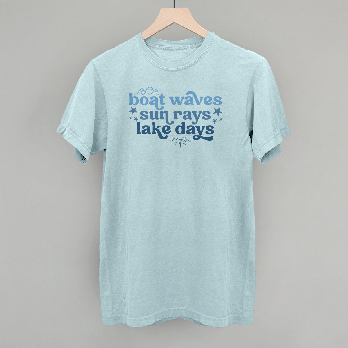 Boat Waves, Sun Rays, Lake Days - clothing by TeeHivey.com (Image 1)