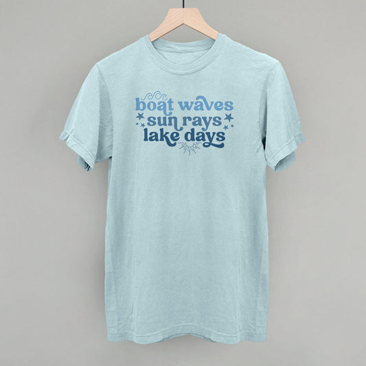 Boat Waves, Sun Rays, Lake Days - clothing by TeeHivey.com (Image 1)