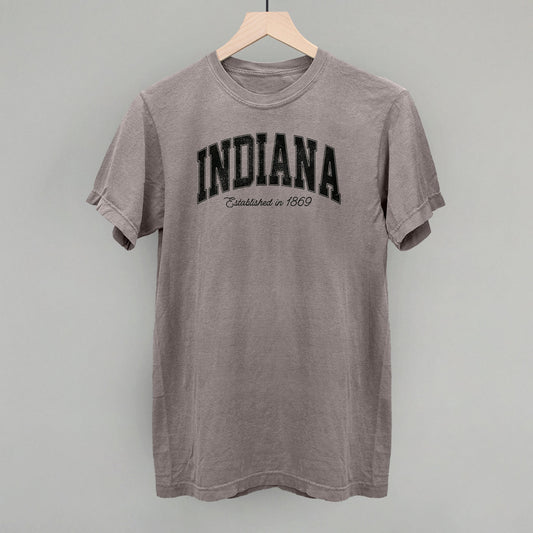 Indiana Varsity Arch (Dark Grey) - clothing by TeeHivey.com (Image 1)