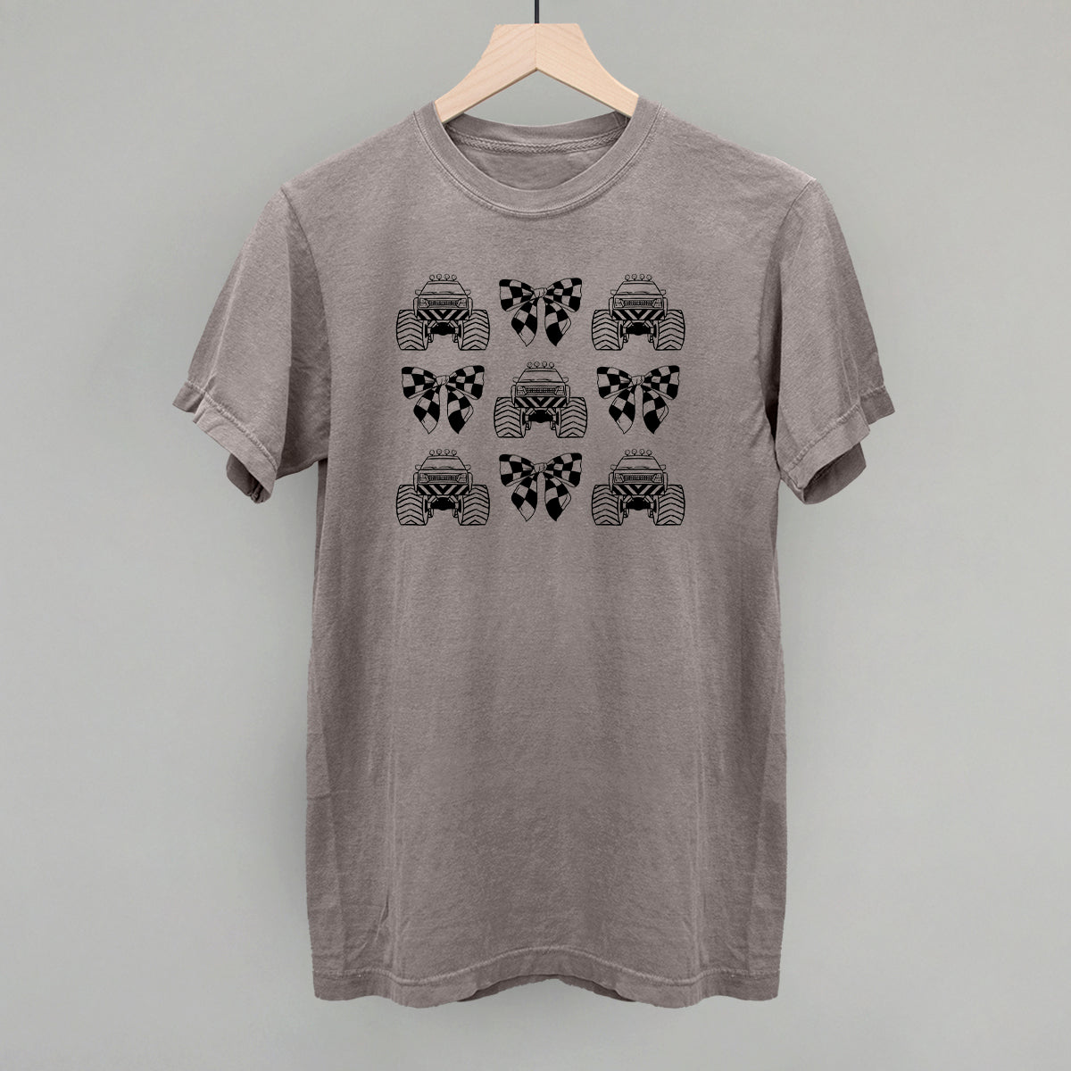 Monster Trucks + Checkered Bows - clothing by TeeHivey.com (Image 5)