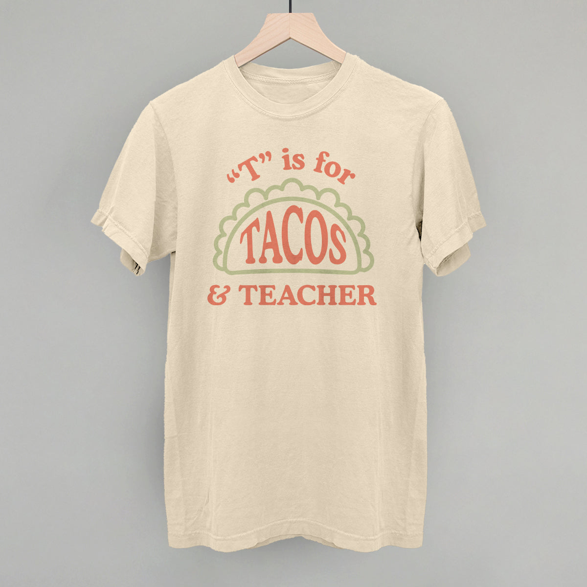 T is for Tacos and Teacher (Red and Green) - clothing by TeeHivey.com (Image 4)