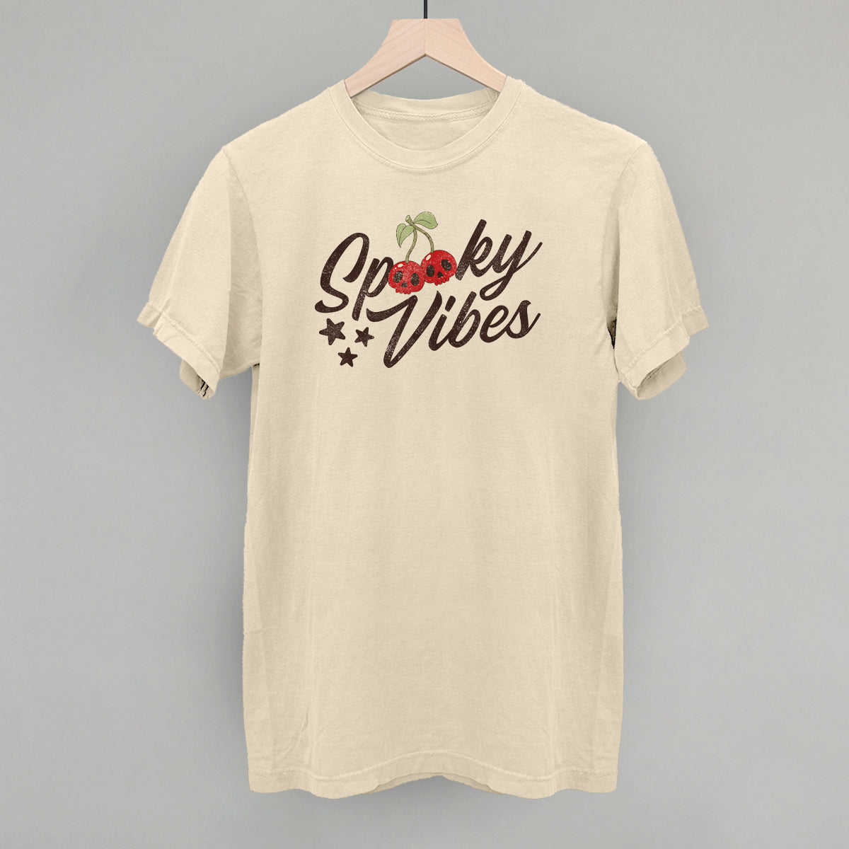 Spooky Vibes (Cherries + Stars) - clothing by TeeHivey.com (Image 3)
