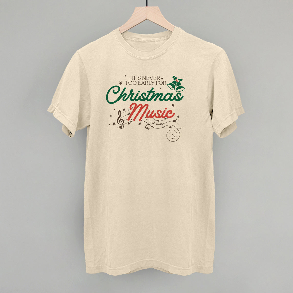 It's Never Too Early For Christmas Music Doodle - clothing by TeeHivey.com (Image 4)