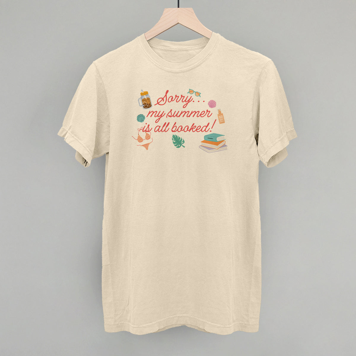 Sorry My Summer Is Booked (Script + Doodles) - clothing by TeeHivey.com (Image 3)