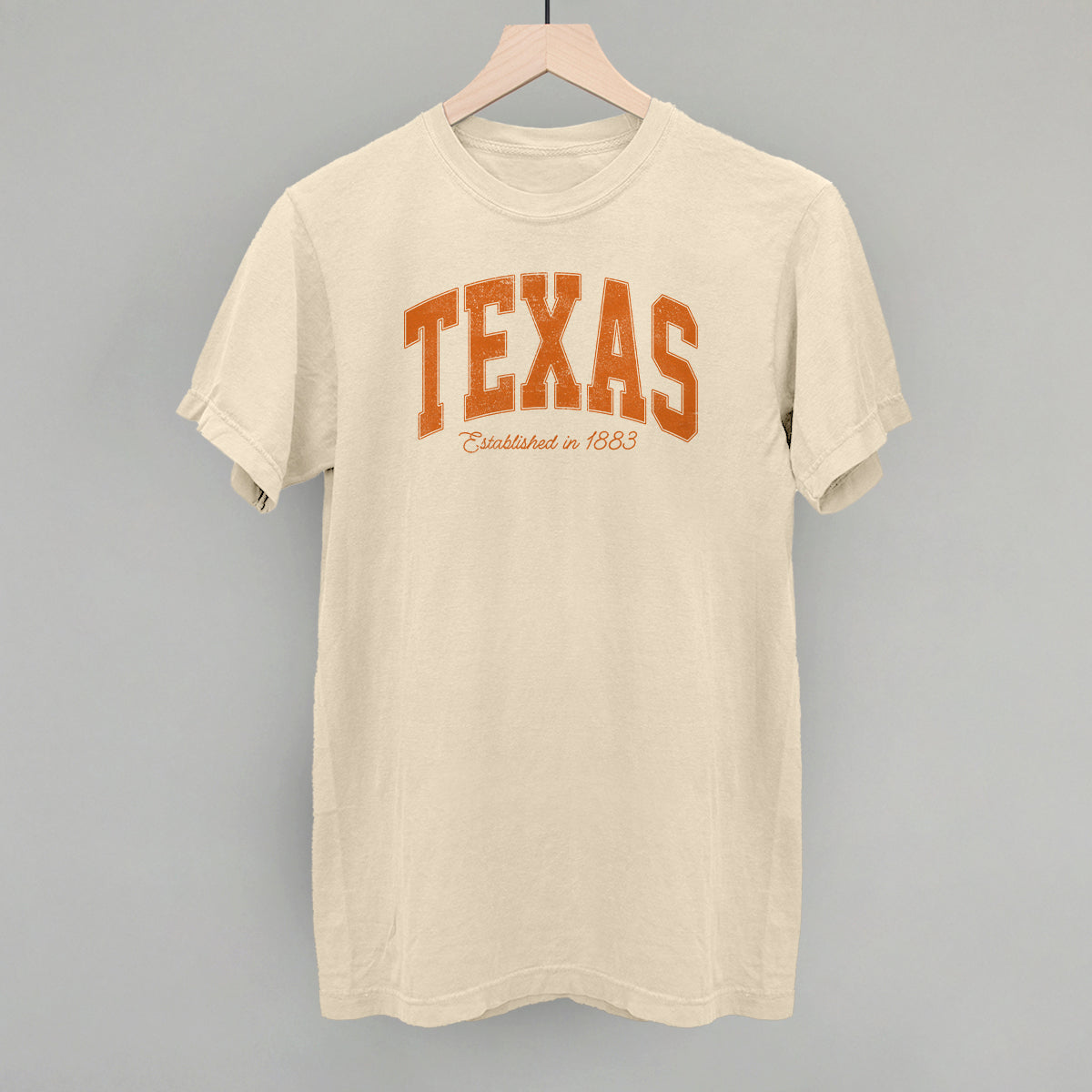 Texas Varsity Arch (Orange) - clothing by TeeHivey.com (Image 4)