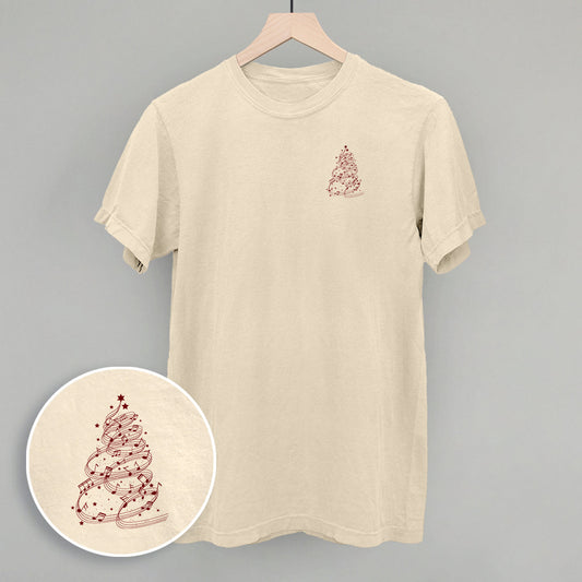 Music Note Christmas Tree (Left Chest)