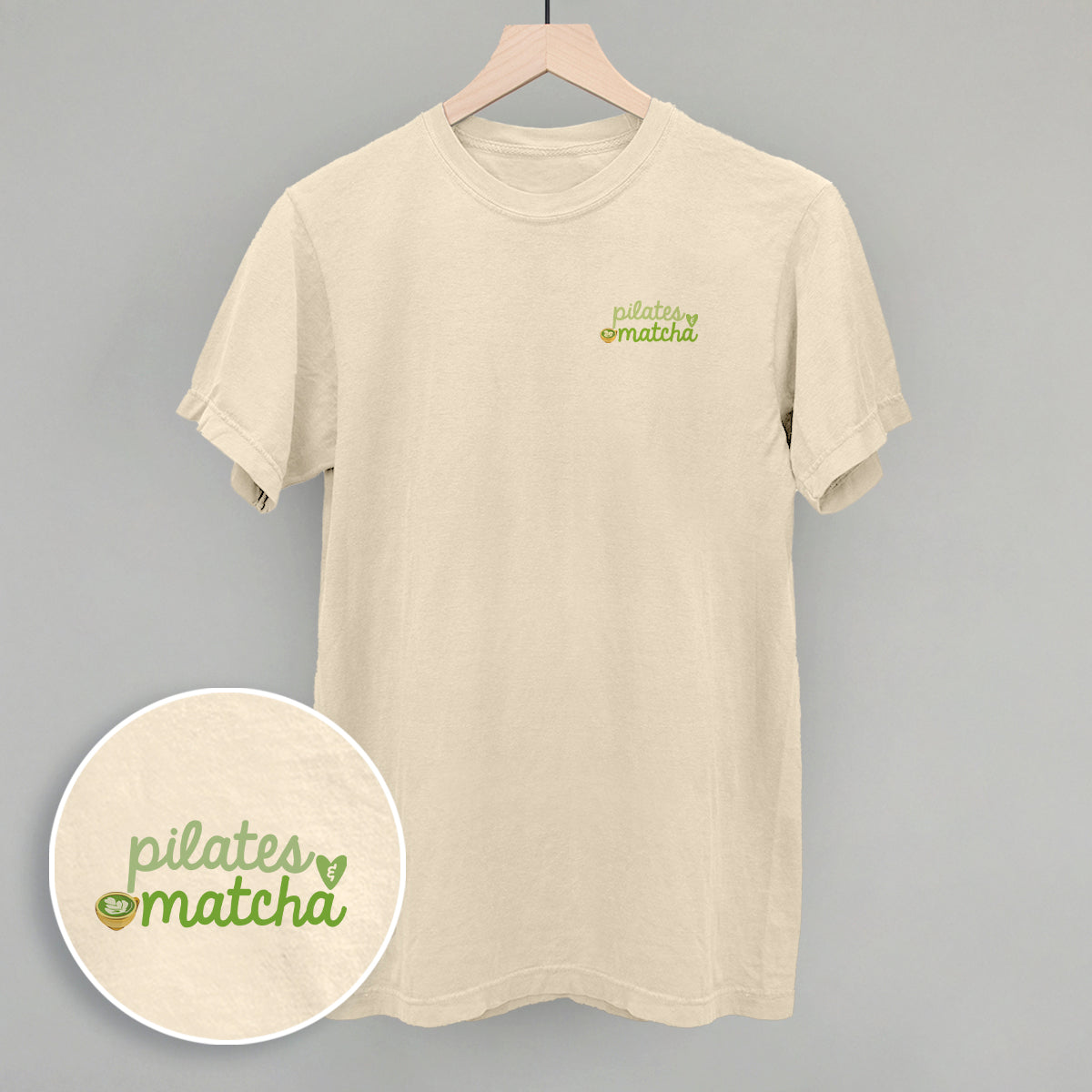 Pilates and Matcha (Left Chest)