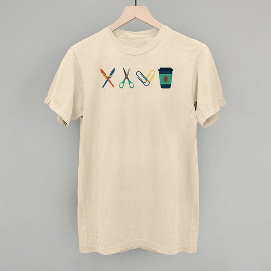 Classroom Supplies + Coffee Doodles - clothing by TeeHivey.com (Image 1)