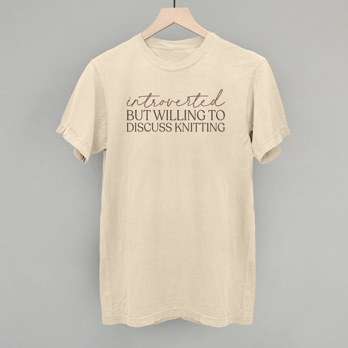 Introverted But Willing To Discuss Knitting - clothing by TeeHivey.com (Image 4)