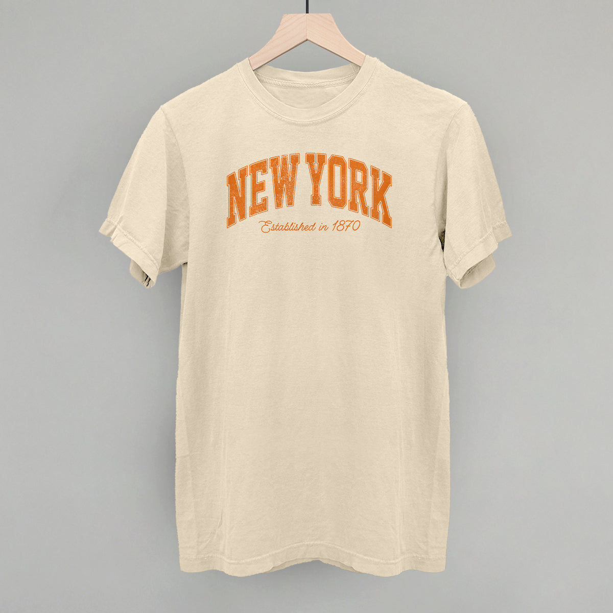 New York Varsity Arch (Orange) - clothing by TeeHivey.com (Image 4)