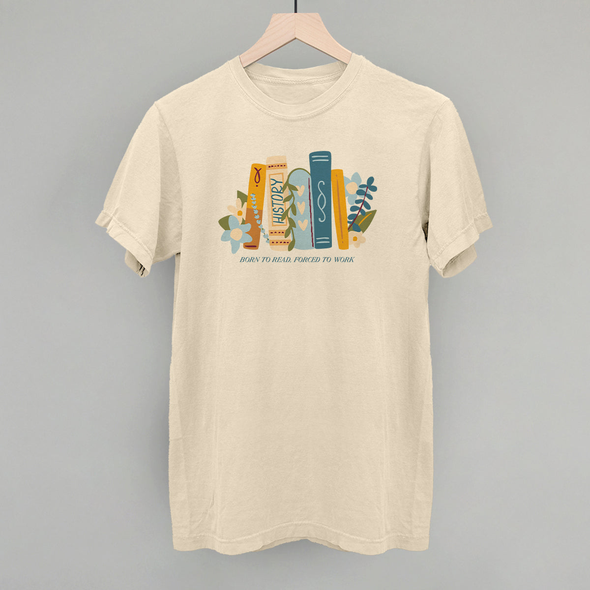 Born To Read, Forced To Work Doodle - clothing by TeeHivey.com (Image 3)