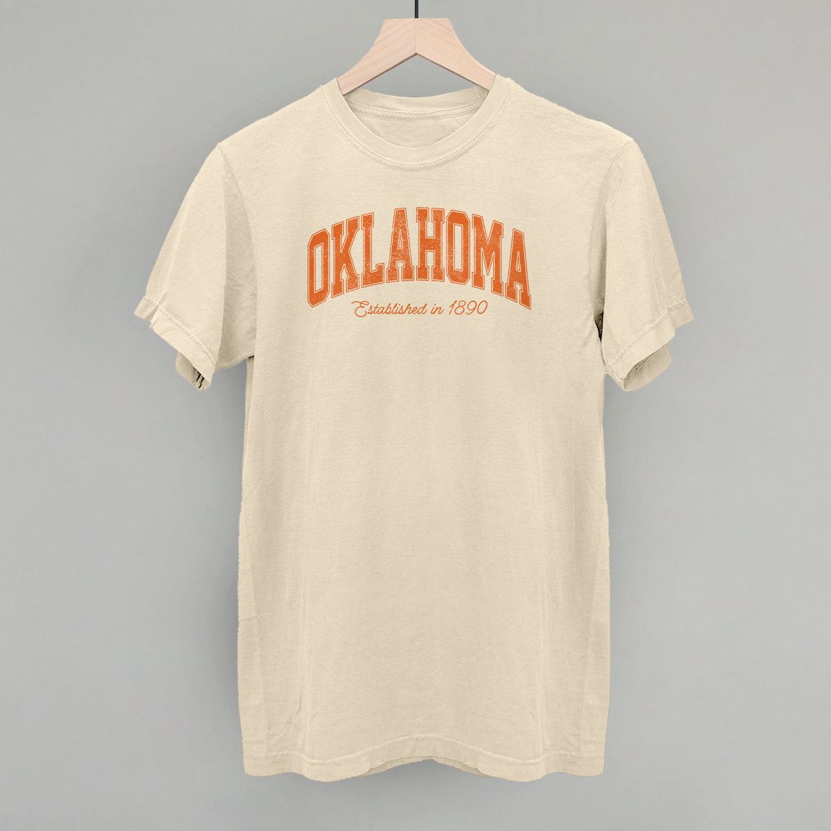 Oklahoma Varsity Arch (Orange) - clothing by TeeHivey.com (Image 3)