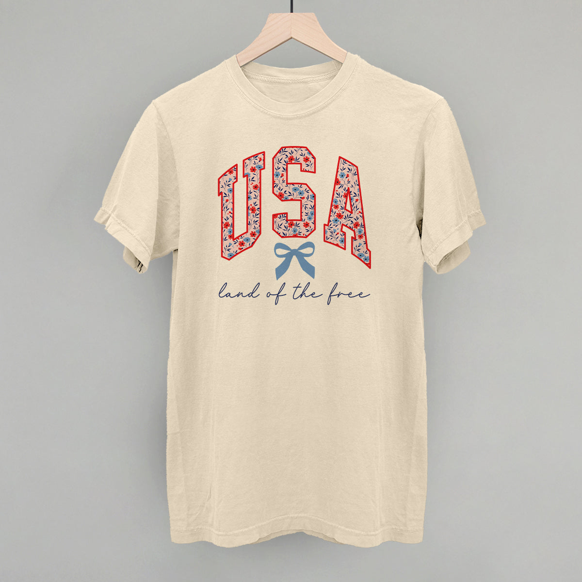 USA Floral Arch + Bow - clothing by TeeHivey.com (Image 3)