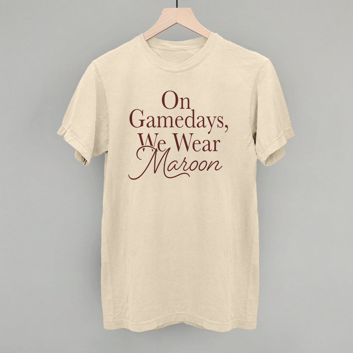 On Gamedays, We Wear Maroon (Maroon) - clothing by TeeHivey.com (Image 3)