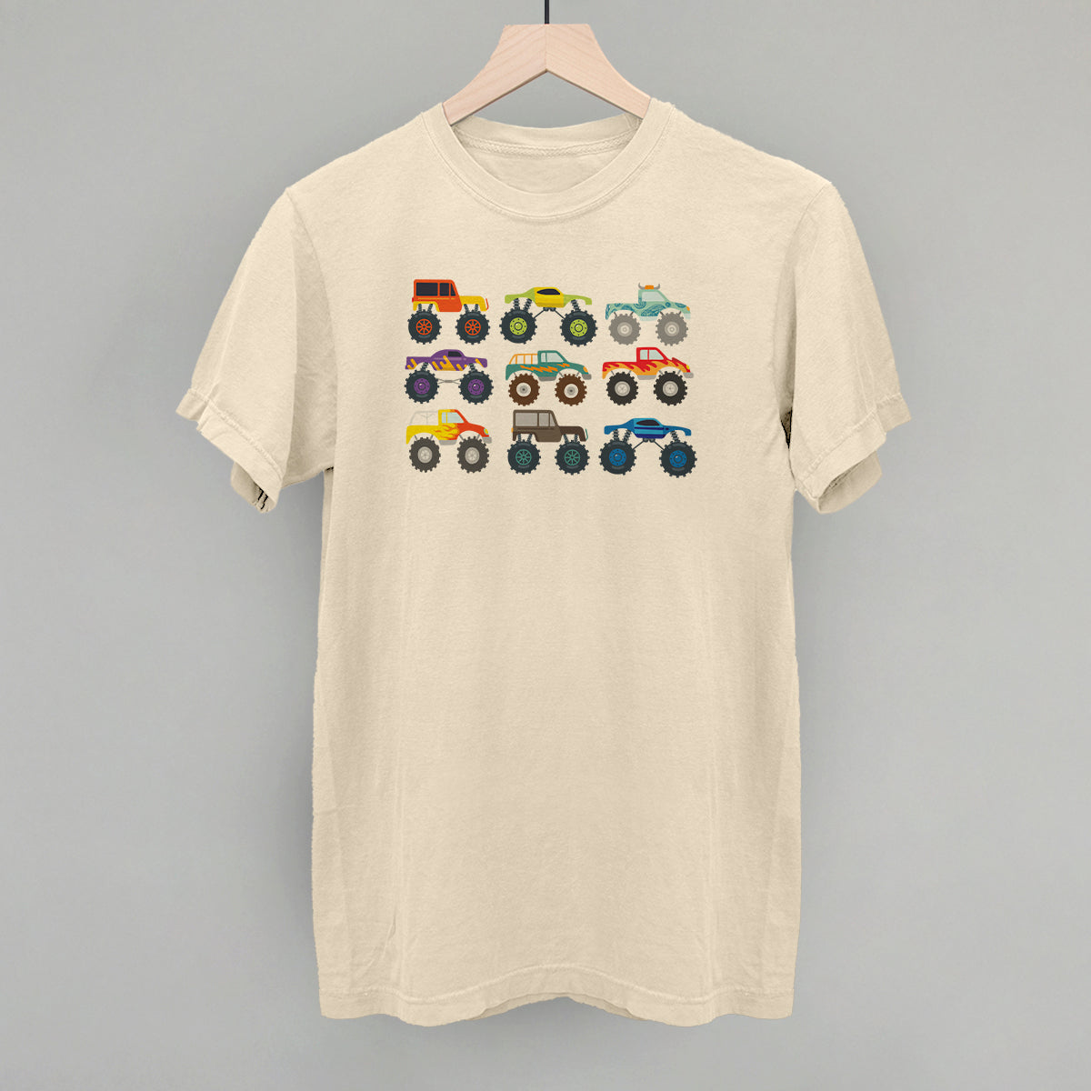 Colorful Monster Truck Doodles - clothing by TeeHivey.com (Image 5)