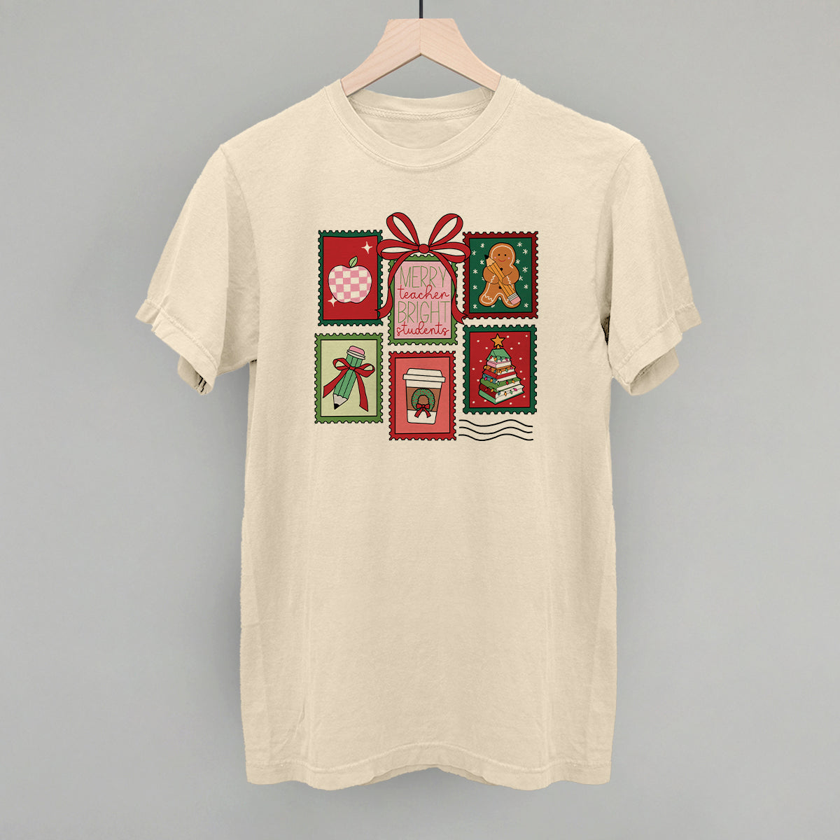 Christmas Teacher Stamps - clothing by TeeHivey.com (Image 3)