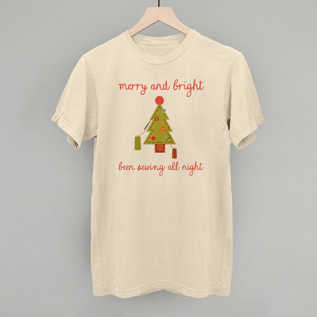 Merry and Bright Been Sewing All Night - clothing by TeeHivey.com (Image 3)