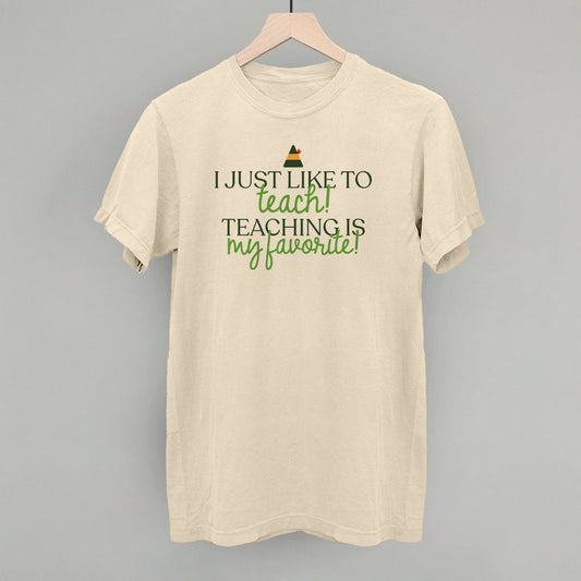 Teaching Is My Favorite (Green) - clothing by TeeHivey.com (Image 1)
