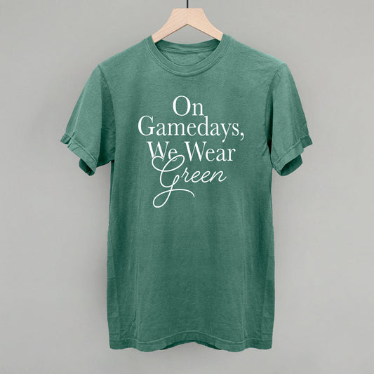 On Gamedays, We Wear Green - clothing by TeeHivey.com (Image 1)