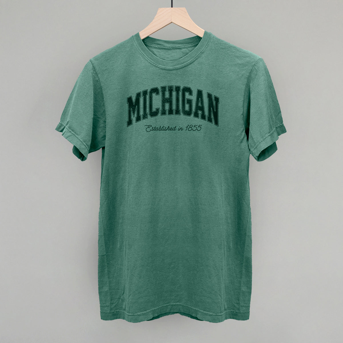 Michigan Varsity Arch (Green) - clothing by TeeHivey.com (Image 5)