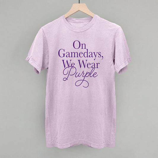 On Gamedays, We Wear Purple - clothing by TeeHivey.com (Image 1)