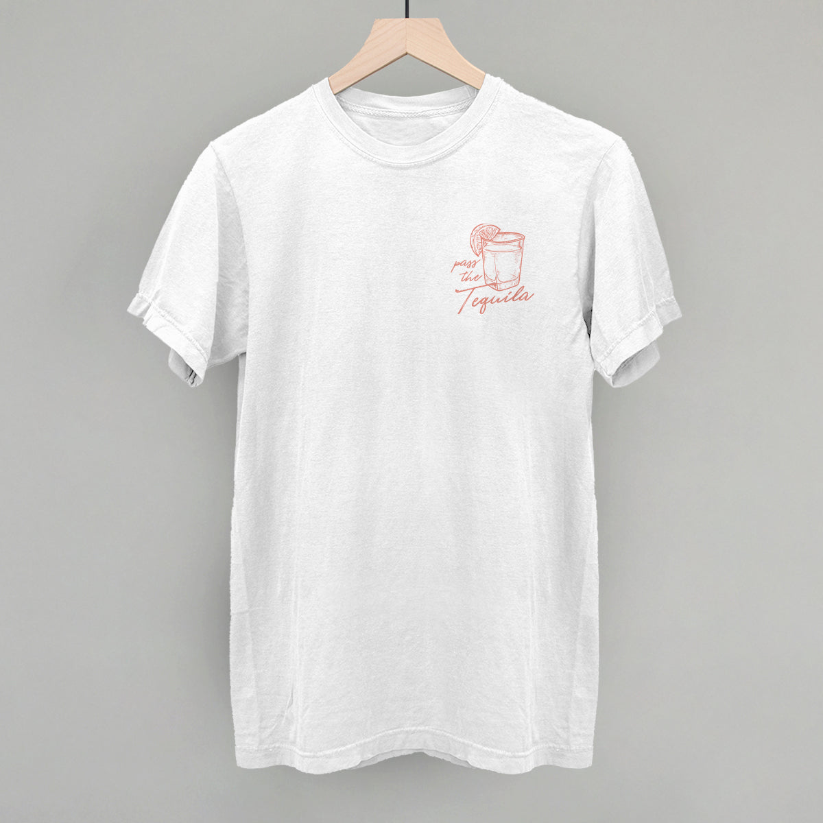 Pass The Tequila (Left Chest) - clothing by TeeHivey.com (Image 5)