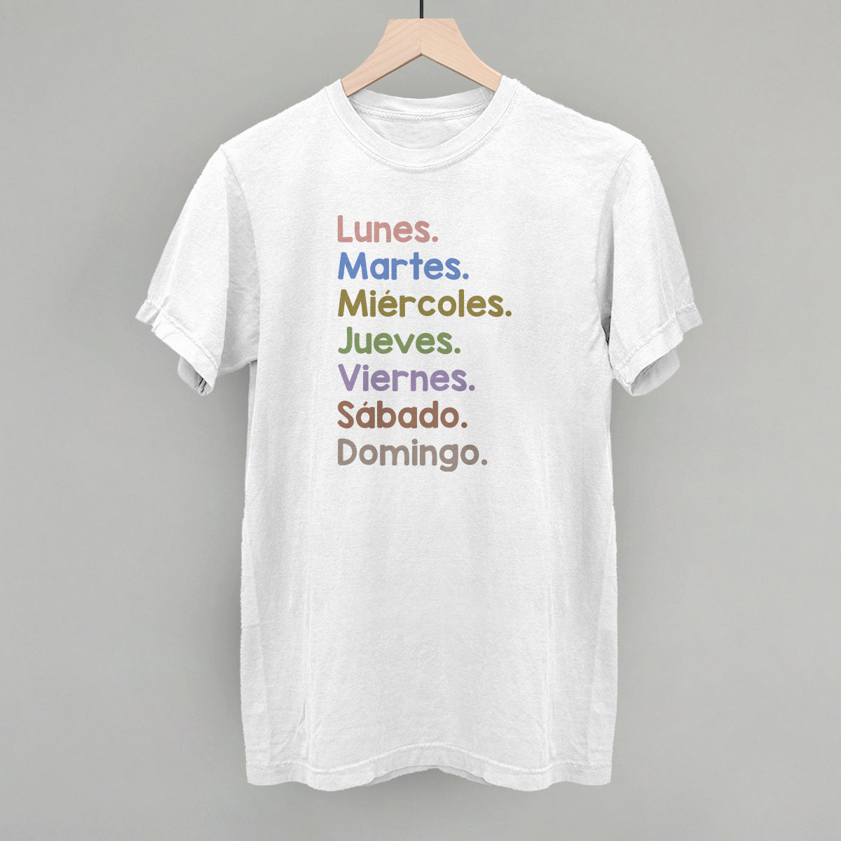 Dias De La Semana Colorful